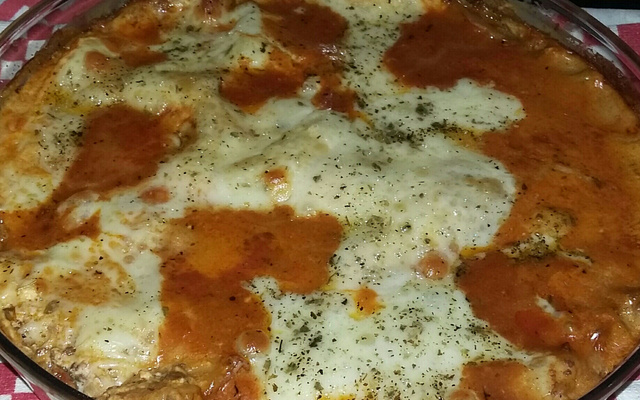 Lasanha de carne moída pratica