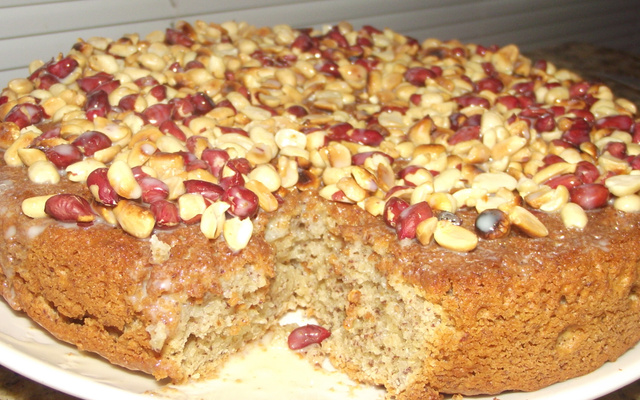 Bolo delícia de amendoim