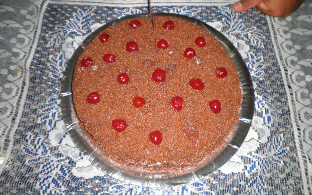 Bolo de brigadeiro Suíço