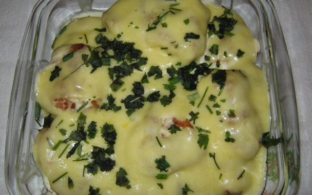 Filé de Peixe Gratinado