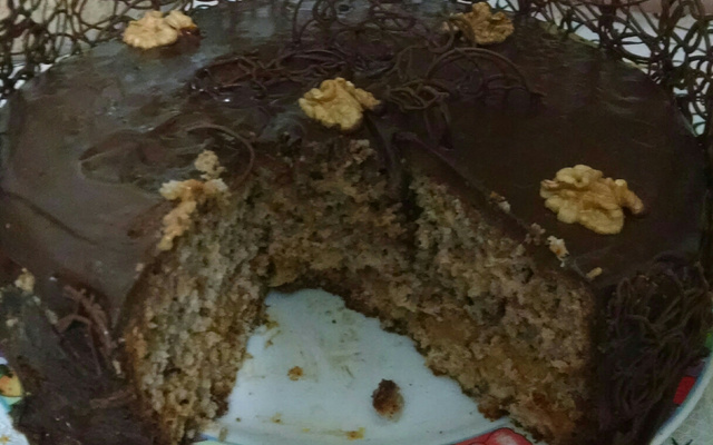 Bolo de nozes especial de Natal