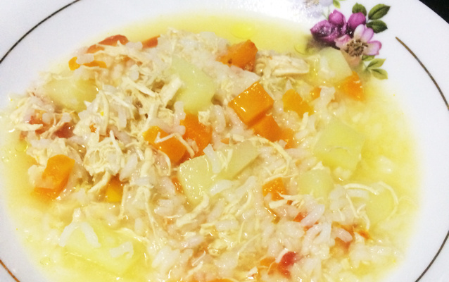 Canja de galinha da Fabi