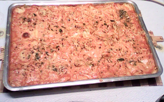 Salmão ao molho de requeijão