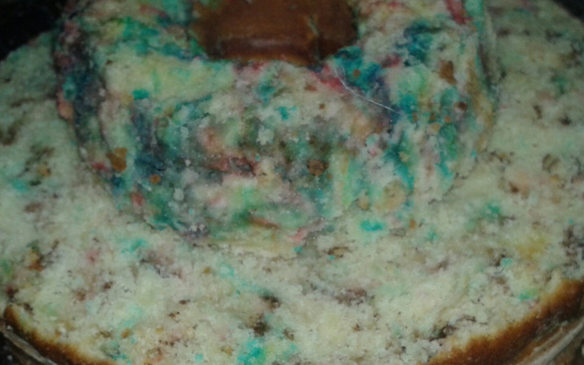 Bolo arco-íris da Dry