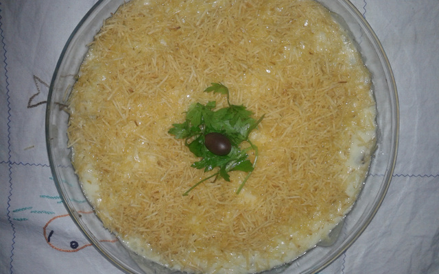 Fricassê de frango com molho gorgonzola