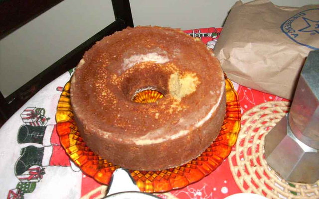 Bolo cremoso de fubá