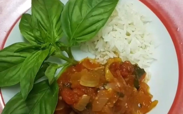 Polpetone assado e recheado