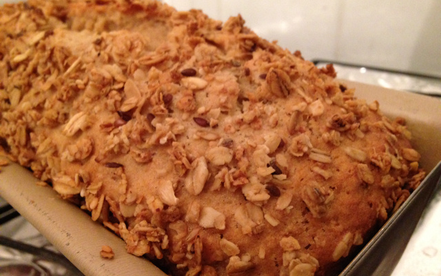 Pão rápido de banana