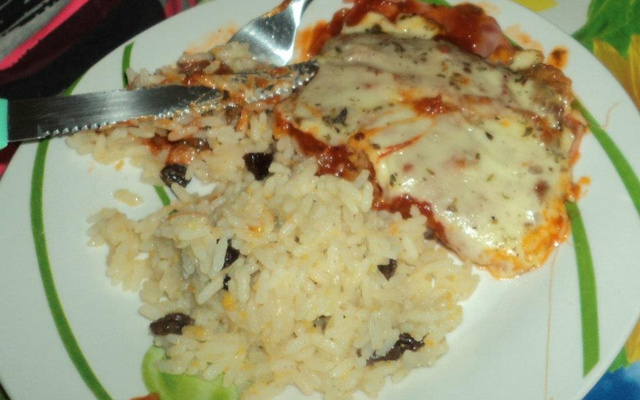 Filé à parmegiana ao forno