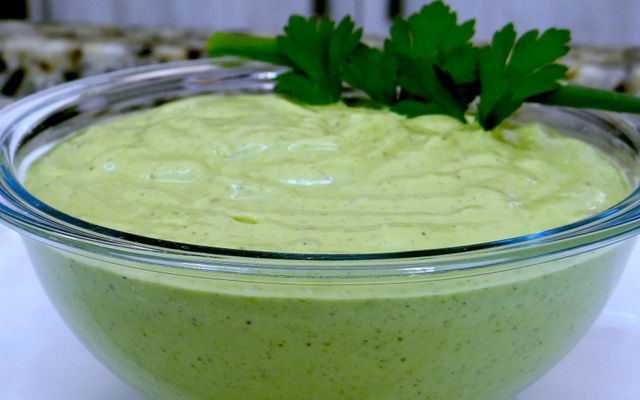 Molho verde para churrasco