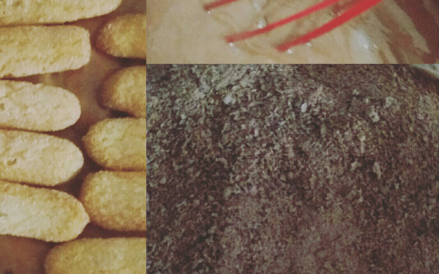 Pavê de bolacha champanhe