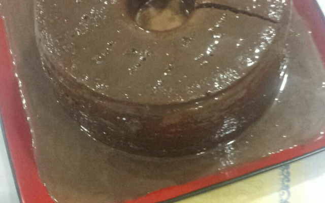Bolo de chocolate molhado da Jú