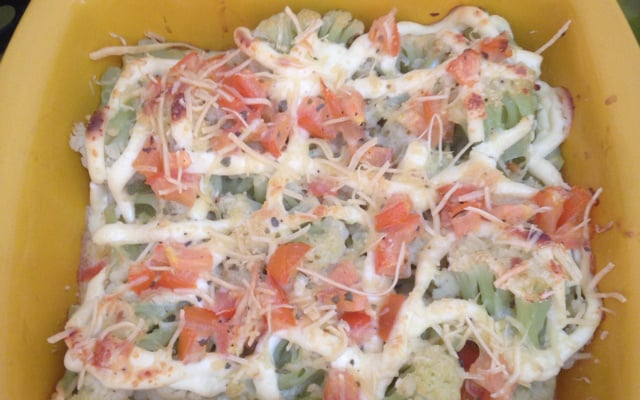 Couve-flor gratinada