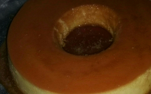 Pudim de leite em pó idêntico ao de leite condensado