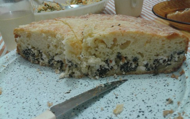 Torta de ricota com espinafre