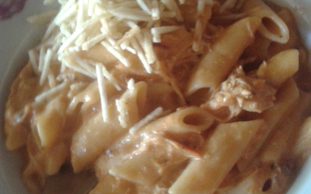 Macarrão na panela de pressão da Nanda