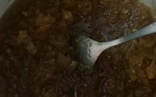 Doce de mamão verde com coco