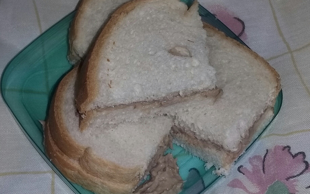 Sanduíche de sardinha do apressado