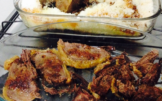 Picanha ao forno com sal grosso e molho spice