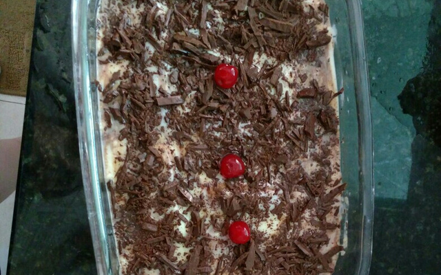 Pavê de biscoito champagne