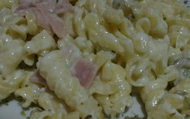 Macarrão ao molho branco da Mih