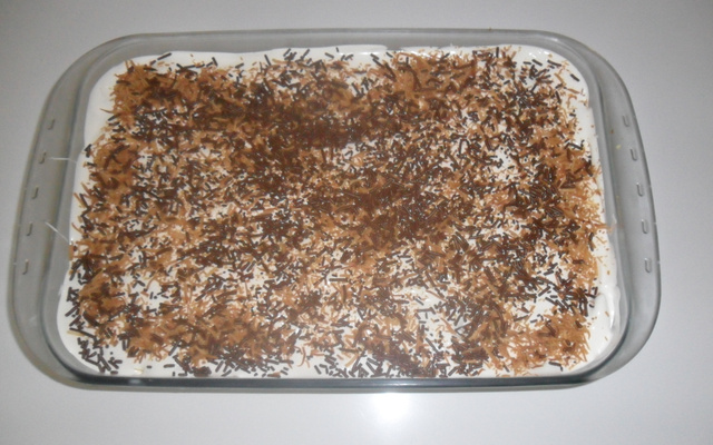 Torta de bolacha da Monica