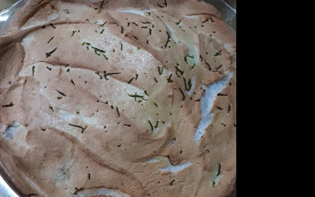 Doce de banana com suspiro