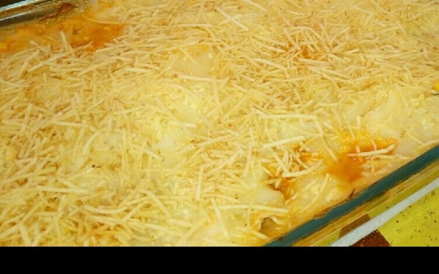 Frango com Catupiri e batata palha da tia Gracia