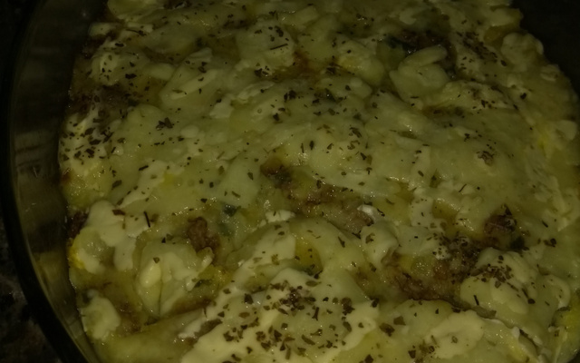 Escondidinho de batata com carne moída