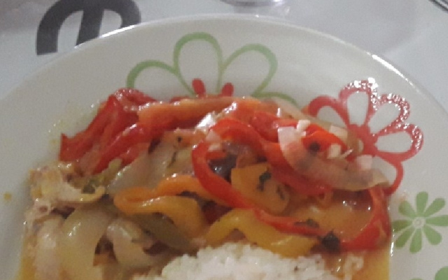 Moqueca rápida de frango