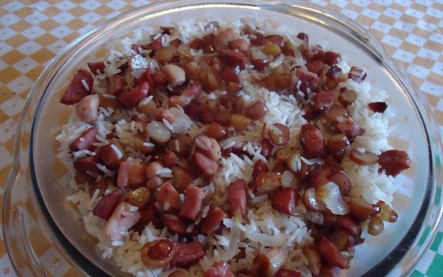 Arroz com pinhão