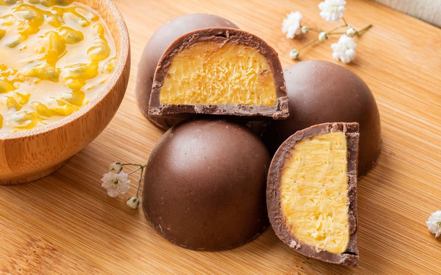 Recheio de bombom de maracujá