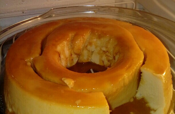 Pudim pratico de farinha de trigo