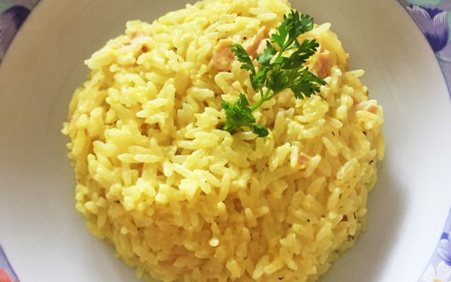 Risoto simples e saboroso