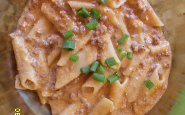 Macarrão cremoso de panela de pressão