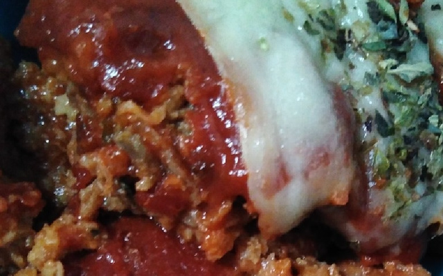 Parmegiana de carne moída