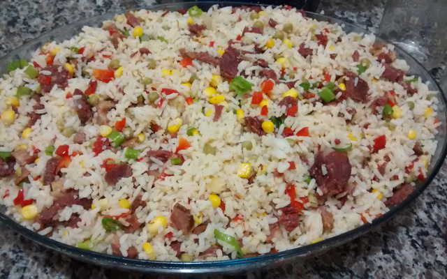 Arroz carreteiro diferente