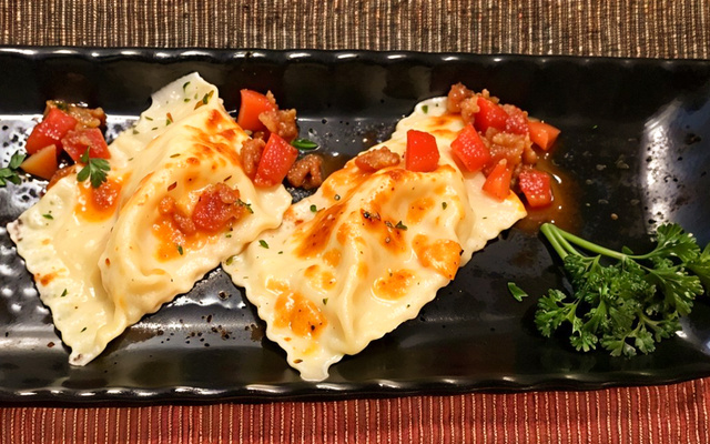 Ravioli caseiro (massa curinga)