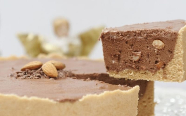 Torta de Amêndoas com Chocolate