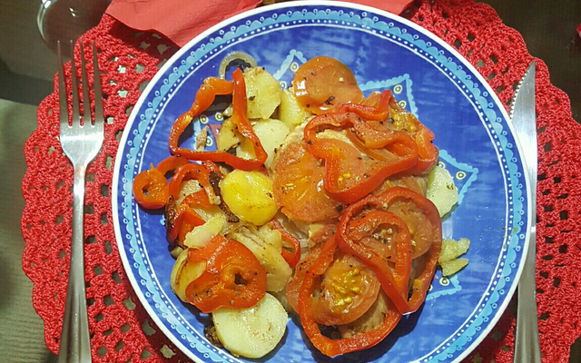 Peixe com batatas