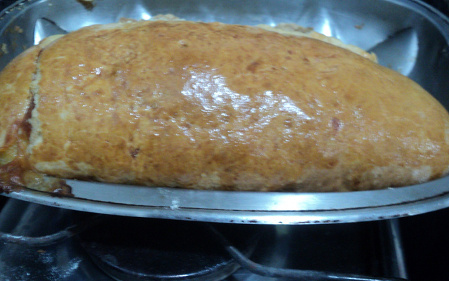 Pão caseiro com fermento em pó da Denise