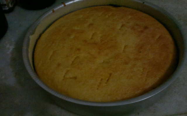 Bolo de fubá pratico