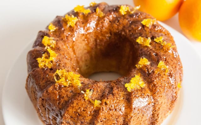 Bolo de laranja na airfryer