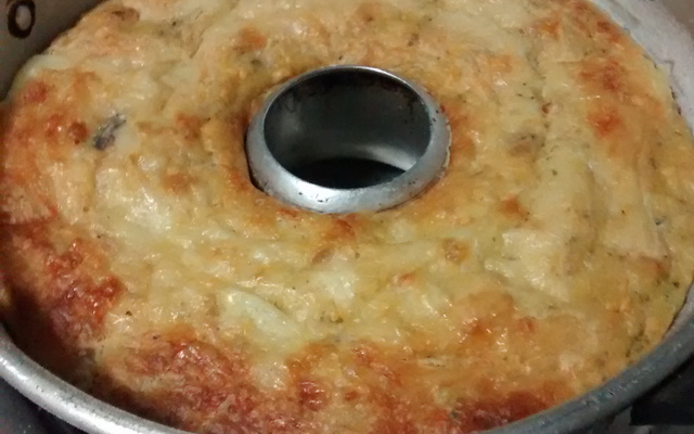 Torta de cenoura e ervilha