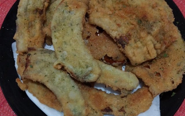 Bife de casca de banana