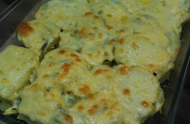 Batatas ao forno com maionese