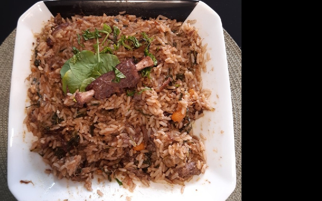 Arroz com rabada delicioso