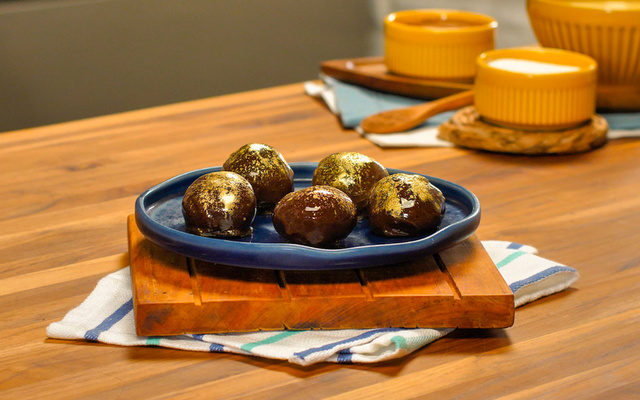 Bala baiana de brigadeiro