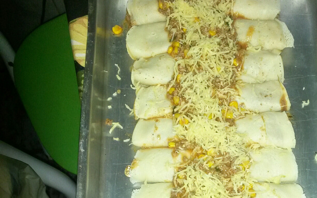 Panquecas à bolonhesa