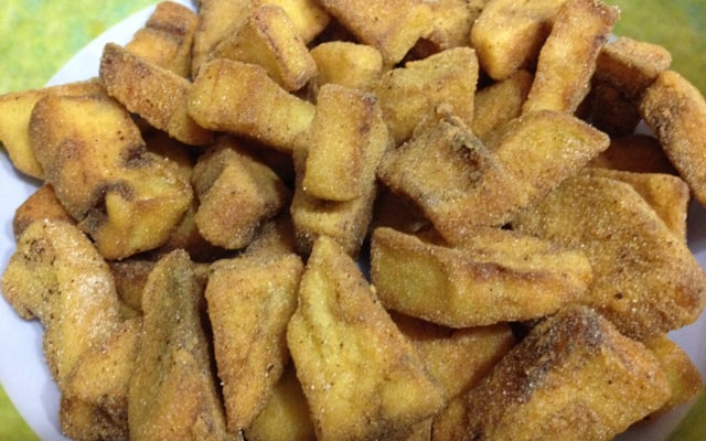 Berinjela frita bem sequinha